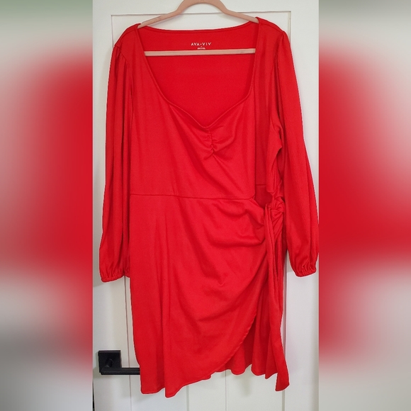 Ava and Viv Red dress size 3X - Picture 1 of 4